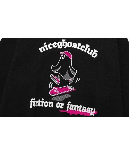 NICE GHOST CLUB スウェット A'GEM/9 × .kom『NICE CLUB/ナイス