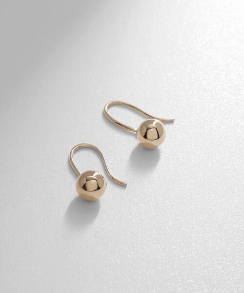 COCOSHNIK(ココシュニック) ピアス K10中空ボール フックピアスS COCOSHNIK(ココシュニック) ピアス K10中空ボール フックピアスS