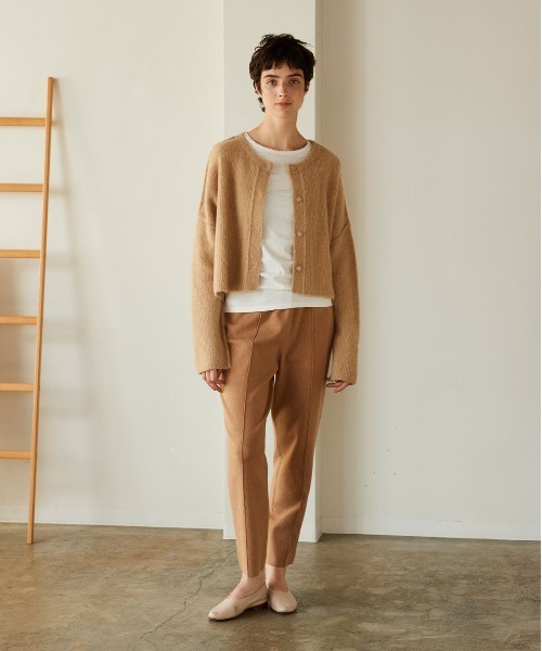 wa lance ニットパンツ WALANCE パンツ コットンスムースニットパンツ レディース