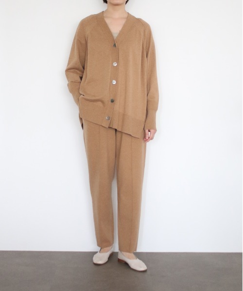 WALANCE パンツ コットンスムースニットパンツ レディース