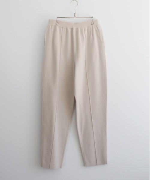 WALANCE パンツ コットンスムースニットパンツ レディース