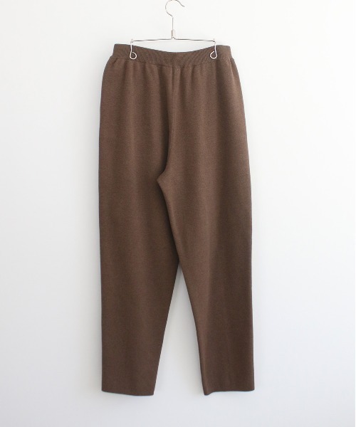 WALANCE パンツ コットンスムースニットパンツ レディース