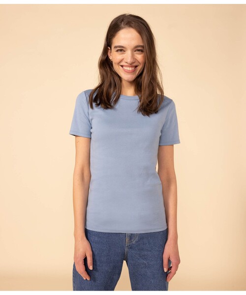 PETIT BATEAU tシャツ クルーネック半袖Tシャツ レディース