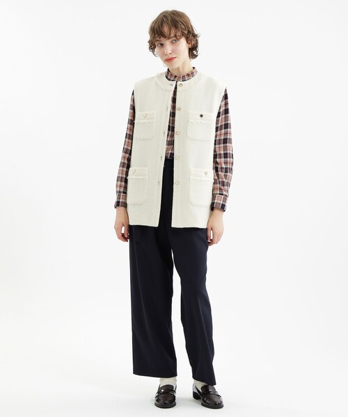 マッキントッシュフィロソフィー　ツイードジレ　サイズ36 MACKINTOSH PHILOSOPHY（マッキントッシュフィロソフィー） ベスト