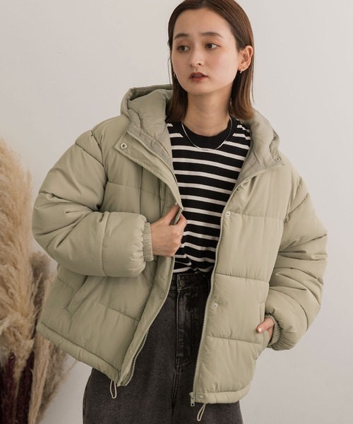 ad thie（アドティエ） ダウンコート ダウンジャケット フード付き