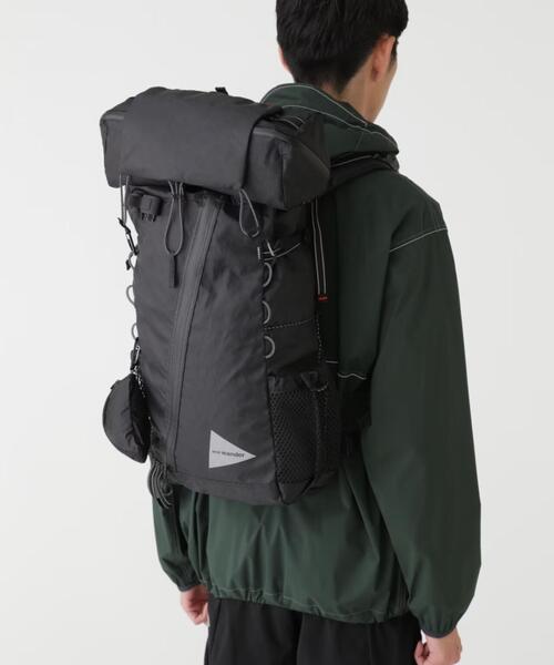 and wander（アンドワンダー） デイバック リュック ECOPAK 30L