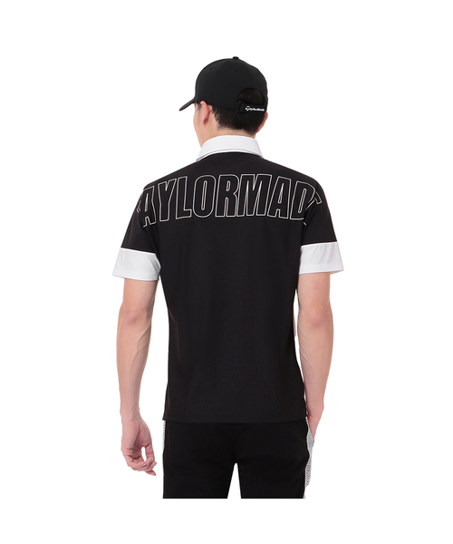 TaylorMade ポロシャツ バックロゴ S/S ポロ ホワイト メンズ