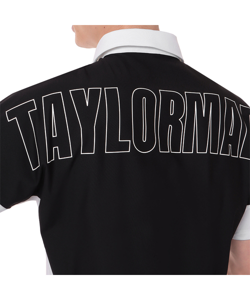 TaylorMade ポロシャツ バックロゴ S/S ポロ ホワイト メンズ