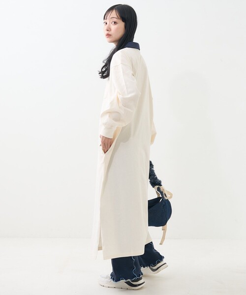 プリンスワンピース新品 FREAK'S STORE｜prince メッシュラインワンピース/シアー