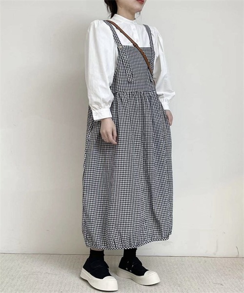 関税送料込 EMILIA WICKSTEAD ワンピース ギンガムチェック柄 Dream garden ワンピース ギンガムチェック柄キャミワンピース