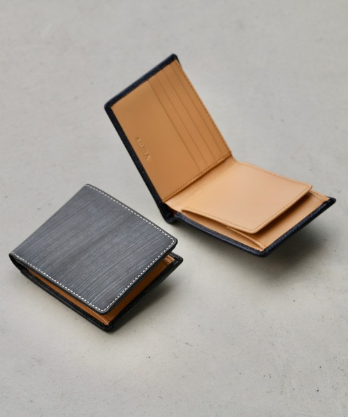 MURA（ムラ） 財布 ブライドルイタリアンレザー ボックス型小銭入れ
