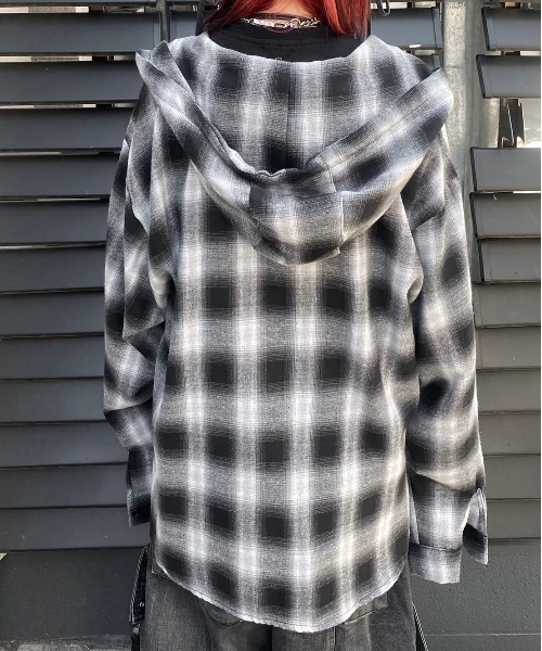 XU シャツ 「XU別注」check hood shirts メンズ レディース
