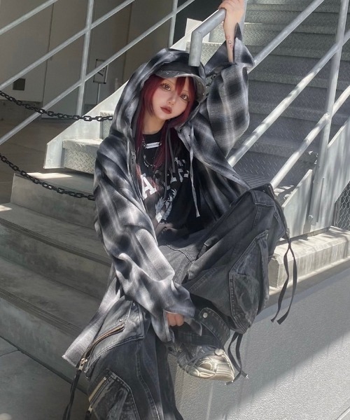 XU シャツ 「XU別注」check hood shirts / 「エックスユー