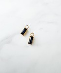 ピアス 2WAYスクエアビジューフープピアス ...の詳細画像3