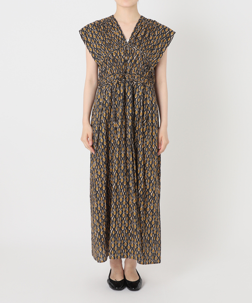 IIENA LA BOUCLE DEVEAUX プリントワンピース IENA LA BOUCLE ワンピース DEVEAUX プリントワンピース