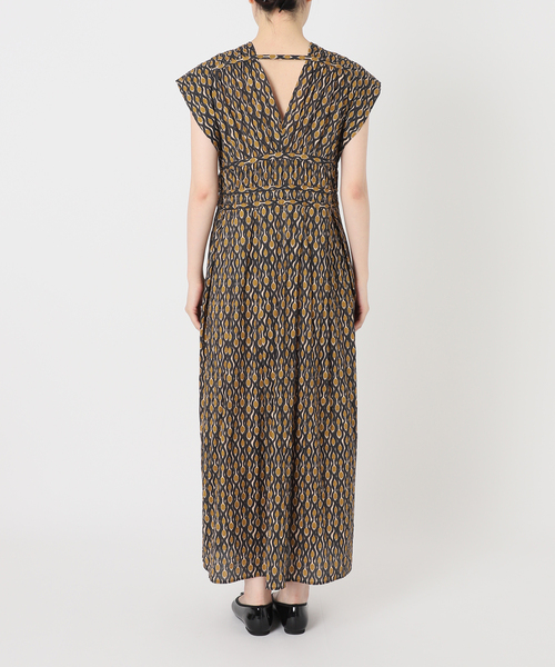 IIENA LA BOUCLE DEVEAUX プリントワンピース IENA LA BOUCLE ワンピース DEVEAUX プリントワンピース