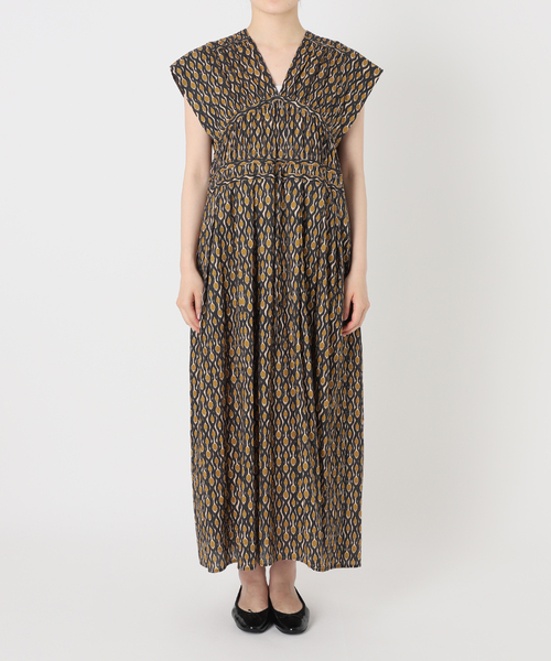 IIENA LA BOUCLE DEVEAUX プリントワンピース