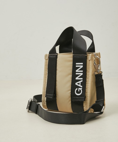 GANNI トートバッグ 「GANNI for ADAM ET ROPE'」Recycled tech