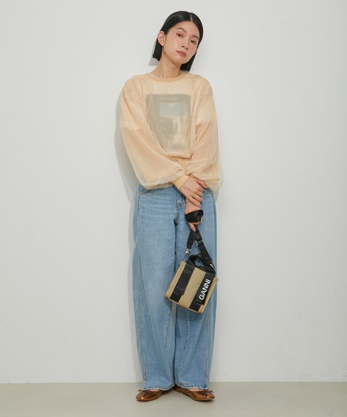 GANNI トートバッグ 「GANNI for ADAM ET ROPE'」Recycled tech