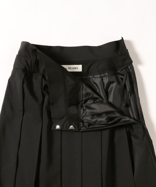 Burberry ダブルベルト ブラックプリーツスカート Ray BEAMS スカート ダブル ベルト プリーツ : ZOZOTOWN Yahoo