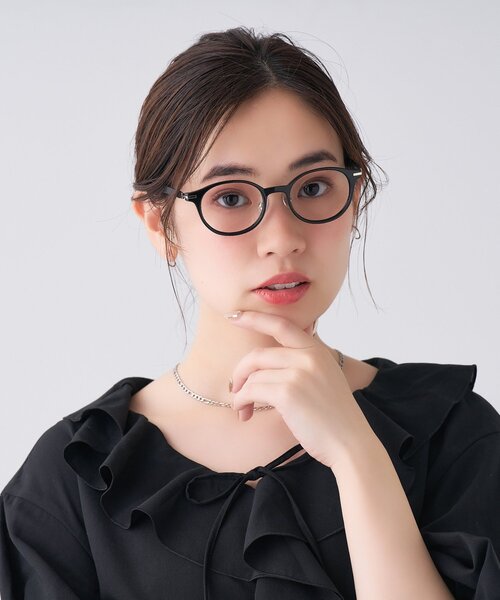 トンボメガネ Zoff（ゾフ） 伊達メガネ メガネ 眼鏡 ボストン型 メガネ｜ラバー