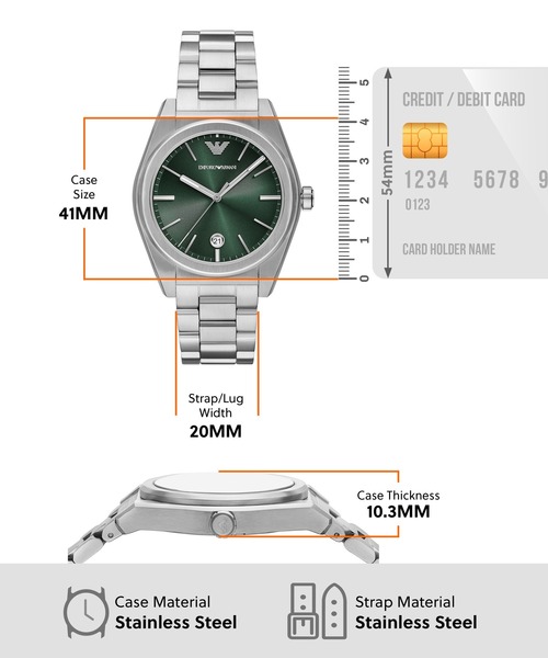 EMPORIO ARMANI 腕時計 エンポリオ・アルマーニ メンズ アナログ