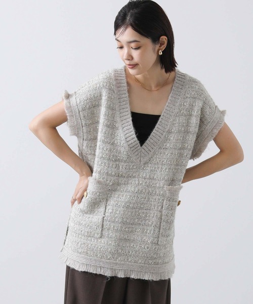 Gready Brilliant（グレディブリリアン） ニット セーター ツィード