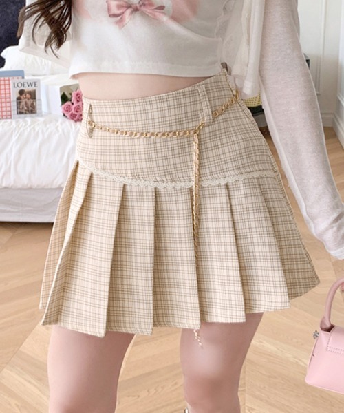 and marry タグ付きミニプリーツスカート　ベージュ　Sサイズ PWC25SS-096main071.jpg?v=