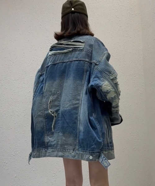 FENDI（フェンディ） デニムジャケット 40 グレー レディース