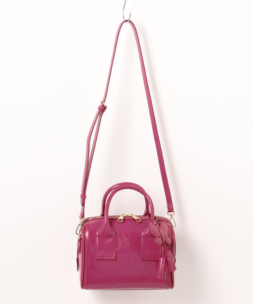レディース アナスイ ハンドバッグ ピンク ANNA SUI ハンドバッグ ポワロ 2wayハンドバッグ : ZOZOTOWN