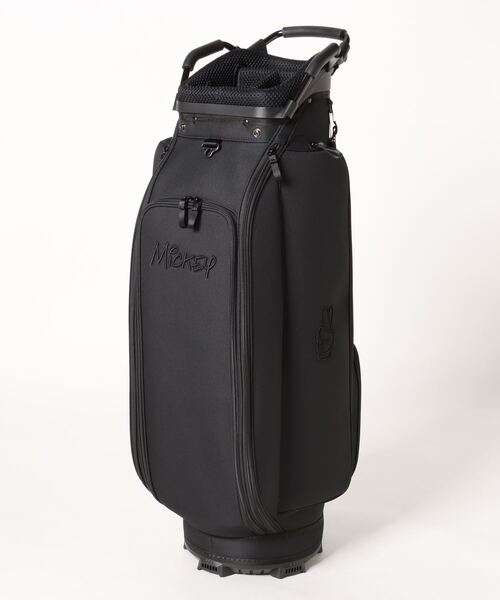 Disney（ディズニー） ゴルフ BLACK MICKY GOLF CADDIE BAG メンズ