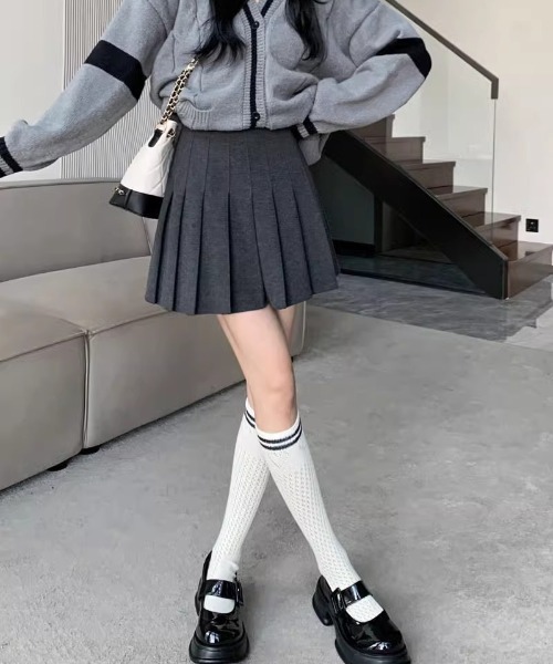 gossip!ロサンゼルス スカート JK ハイウエストヴィンテージ