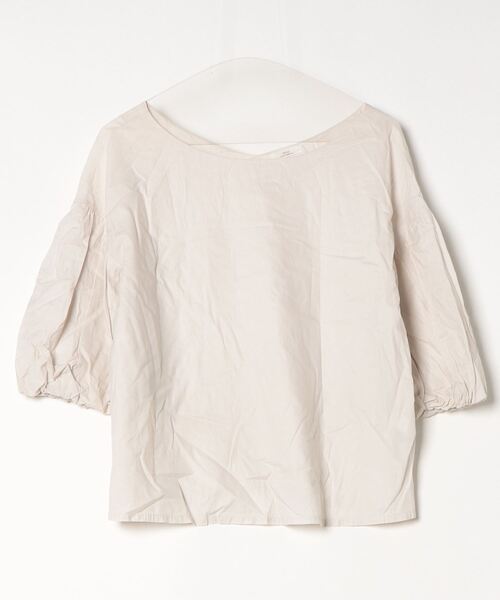 「ITEMS URBANRESEARCH」 7分袖ブラウス FREE ライトベージュ レディース URBAN RESEARCH 「URBAN RESEARCH」 7分袖ブラウス FREE