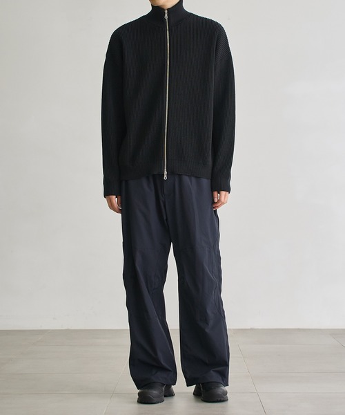 【ブラック】【セットアップ対応】ドロッピングプリント パンツ PUBLIC TOKYO（パブリックトウキョウ） パンツ 「セットアップ対応