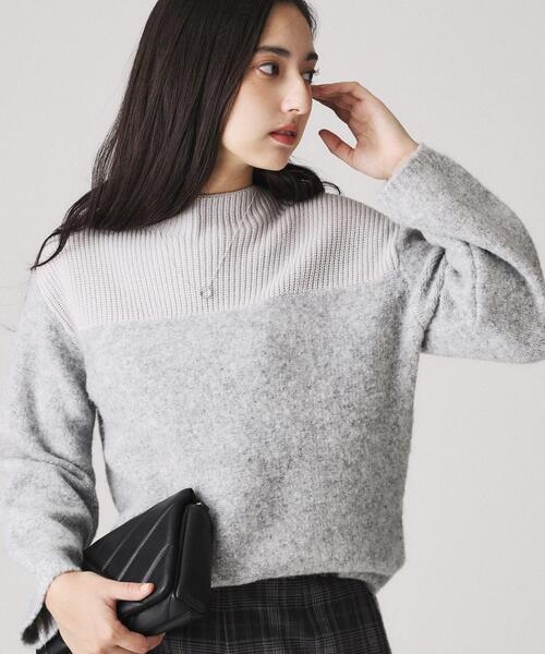 ニット セーター 「洗える／ヒップ丈」ニットプルオーバー レディース COUP DE CHANCE ニット セーター 「洗える／ヒップ丈」ニット