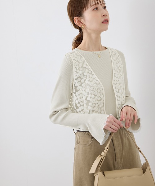 新品タグ付　試着のみ　alors アロー　レベッカ　ニット KOBE LETTUCE（神戸レタス） 田中亜希子さんコラボ ニット トップス