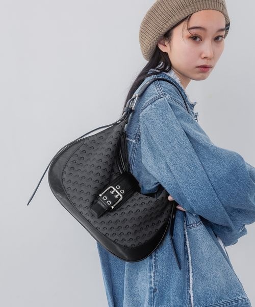 くろページ JEANASIS ショルダーバッグ バッグ ジャガードモノグラムワン