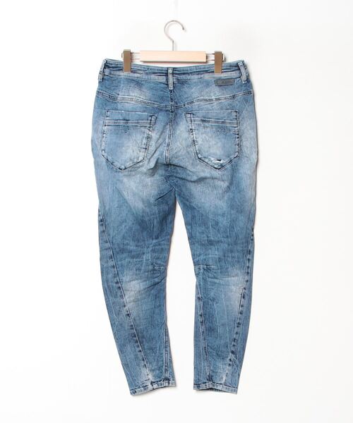 DIESEL」 ダメージ加工デニムパンツ 27 ネイビー レディース 