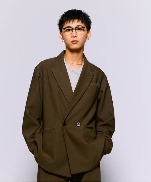 THE BOLDMAN ダブルブレストジャケット THE BOLDMAN ジャケット テーラードジャケット Double Breasted