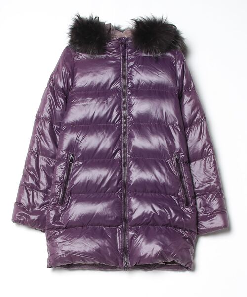 DUVETICA（デュベティカ） ダウンコート 42 パープル レディース