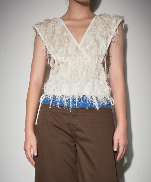 「leinwande」 ノースリーブブラウス ONE SIZE ブラック レディース leinwande 「leinwande」 ノースリーブブラウス ONE SIZE
