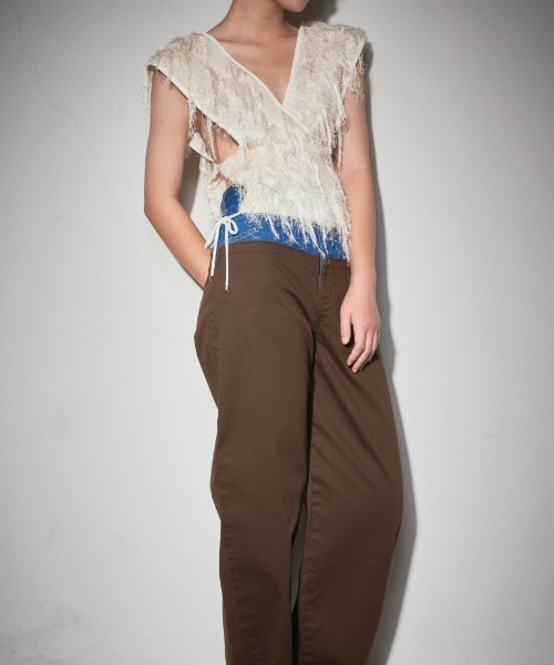 「leinwande」 ノースリーブブラウス ONE SIZE ブラック レディース leinwande 「leinwande」 ノースリーブブラウス ONE SIZE