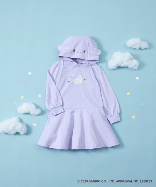 KP ワンピース 「シナモロールコラボ」フード付きワンピース(90〜130