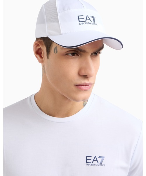 エンポリオアルマーニ 275936 0P010 00110 キャップ ホワイト Amazon.co.jp: エンポリオ アルマーニ EMPORIO ARMANI EA7