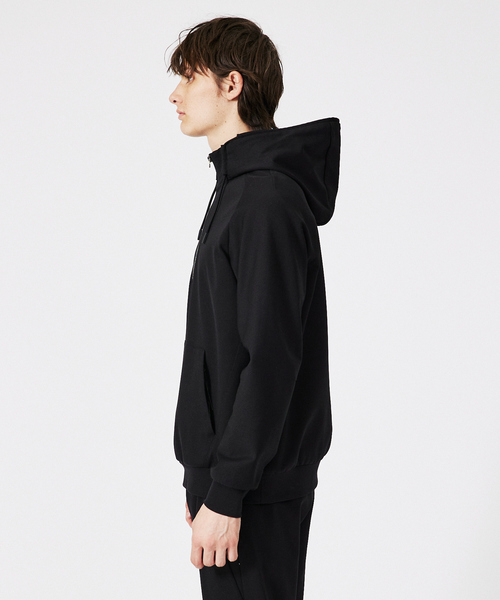 DESIGNWORKS ミジャケット・パーカー・パンツ セット セール】 【セットアップ対応】ストレッチ ポンチ ハーフジップ