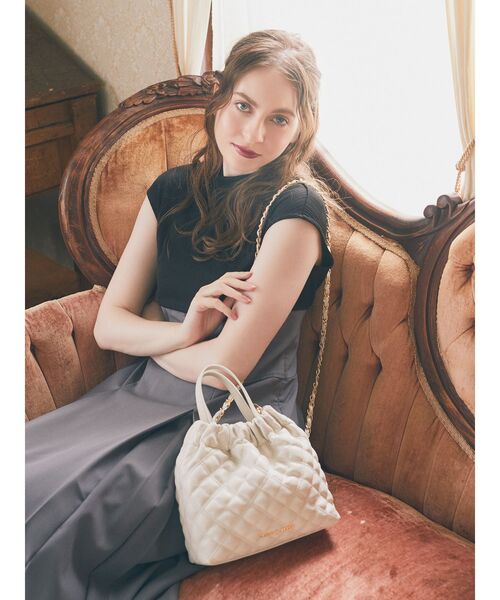 「Maison de FLEUR」 2WAYバッグ FREE ブラック レディース_画像6