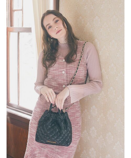 「Maison de FLEUR」 2WAYバッグ FREE ブラック レディース_画像9