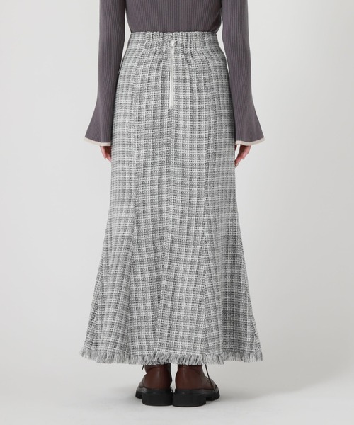 「archives」 スカート MEDIUM チャコールグレー レディース_画像4