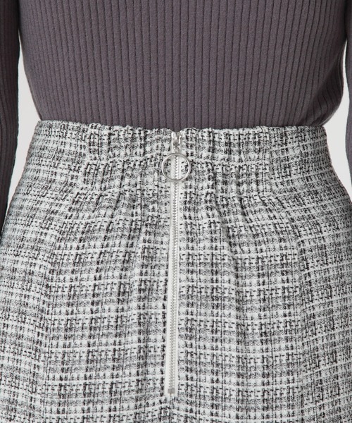 「archives」 スカート MEDIUM チャコールグレー レディース_画像6