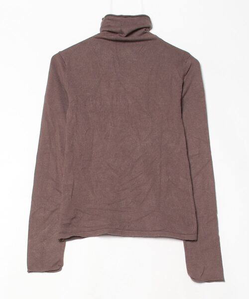 「MODE ROBE」 タートルネックニット FREE ブラウン レディース_画像2